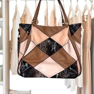Big Buddha Faux Leather Tote